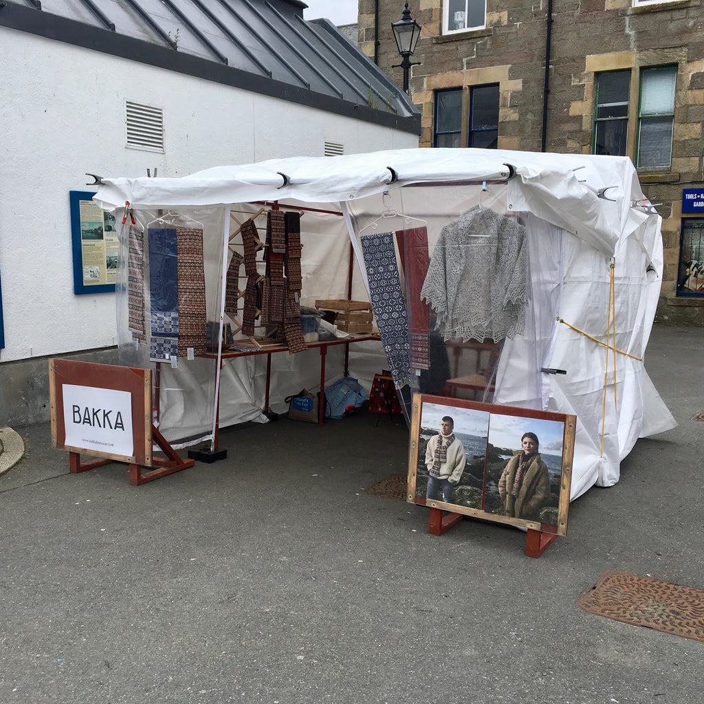 Market Stall during Shetland Wool Week