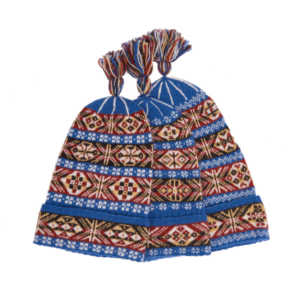 K2 5-colour hat with turnup