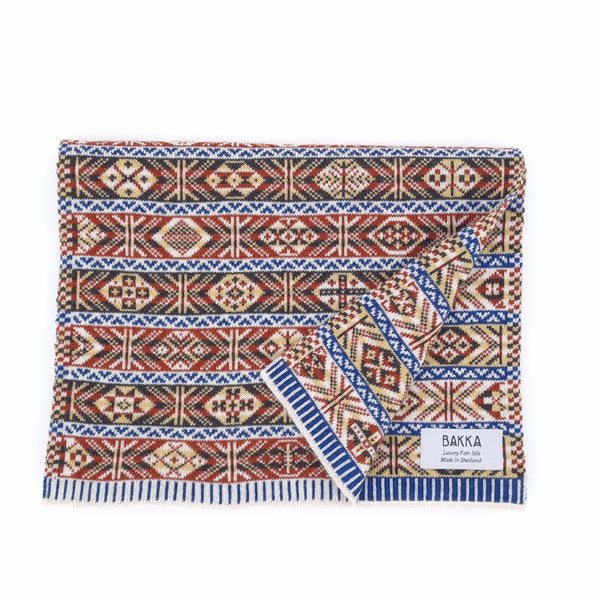 Design 1 - Heritage Scarf in 5-colour landmark design - slight second - BAKKA