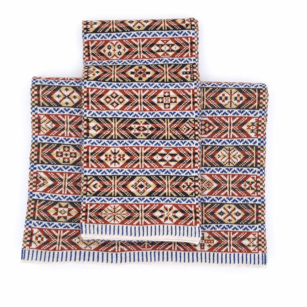 Design 1 - Heritage Scarf in 5-colour landmark design - slight second - BAKKA