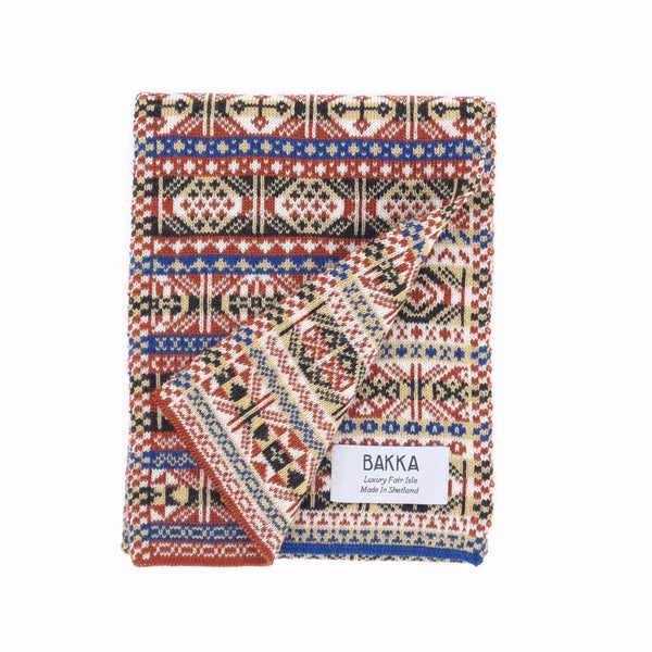 Design 14 - Heritage Miniscarf in 5-colour pattern - BAKKA