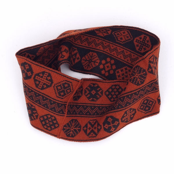 Design 8 - 2-colour Headband with horizontal zigzag - BAKKA