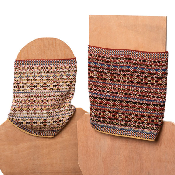 Design 10 - Heritage Cowl in stunning 5-colour design - BAKKA