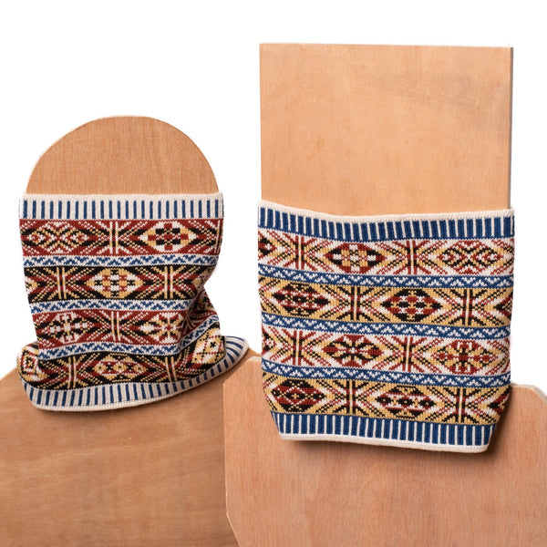 Design 1 - Thick Heritage Cowl in 5-colour landmark design - BAKKA