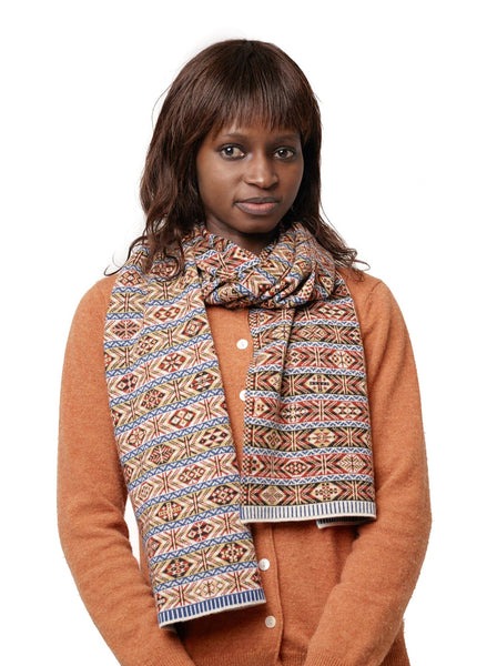 Design 1 - Heritage Scarf in 5-colour landmark design - BAKKA