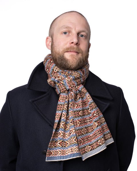 Design 1 - Heritage Scarf in 5-colour landmark design - BAKKA