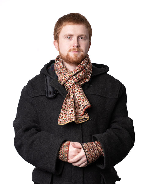 Design 6 - Heritage Scarf in gentle design - BAKKA