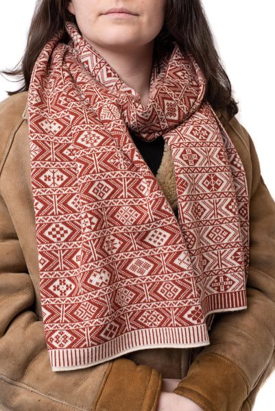 Design 1 - 2-colour Scarf in landmark design - BAKKA