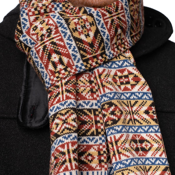 Design 1 - Thick Heritage Scarf in landmark design - BAKKA