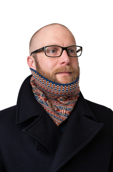 Design 2 - Thick Heritage Cowl in rare design - BAKKA